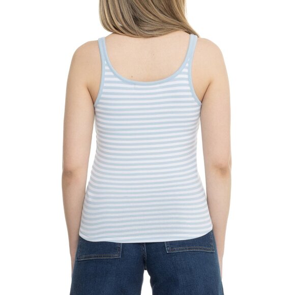 NEW C&C California Shelf Bra Stripe Scoop Neck Tank Top for women  253 - Picture 2 of 5